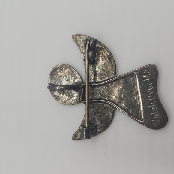 Silpada sterling silver watch over me angel earrings and brooch pendant - Picture 3 of 5